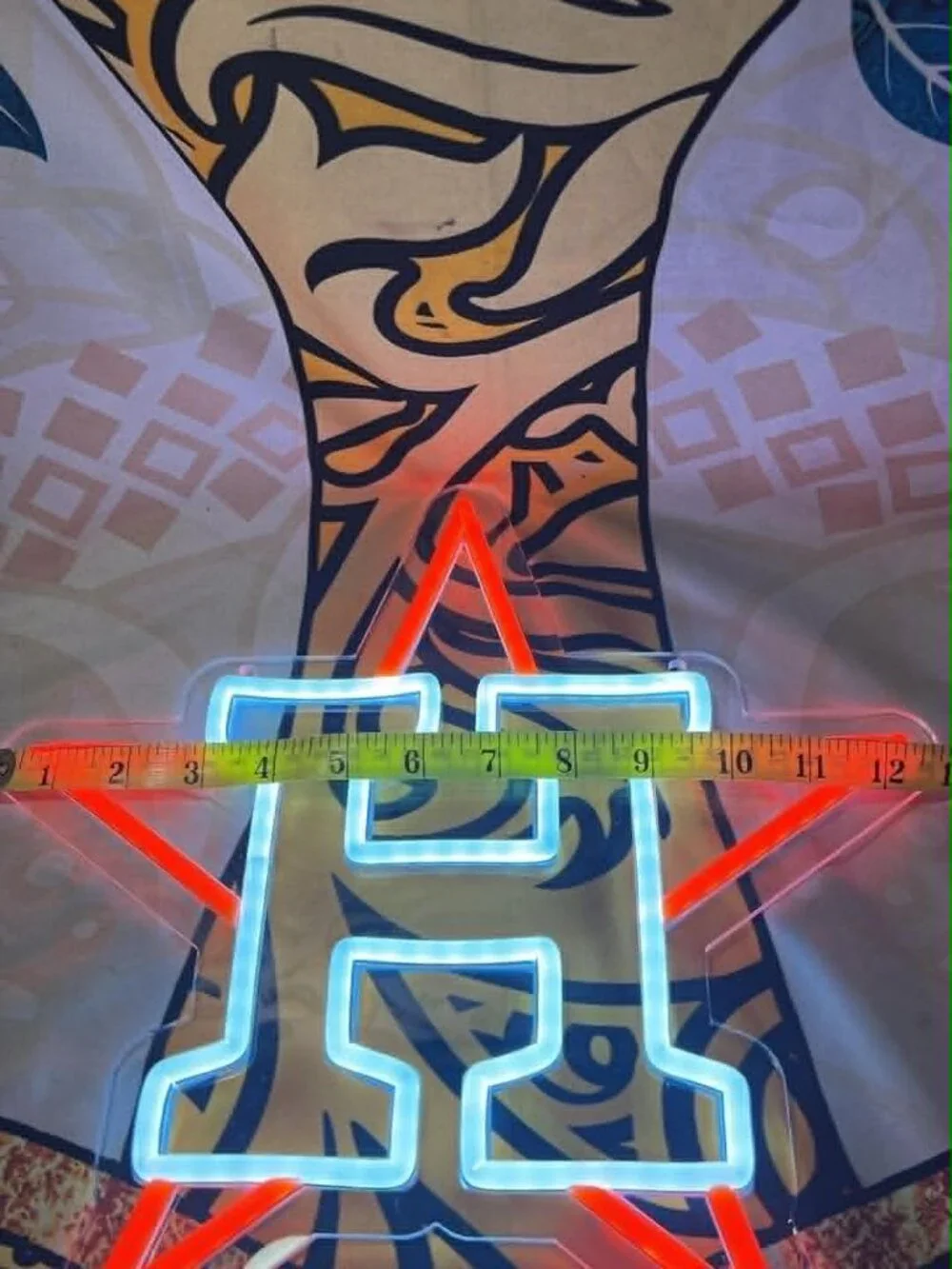 Houston Astros Neon LED Sign • New in Box • MLB Fan Light